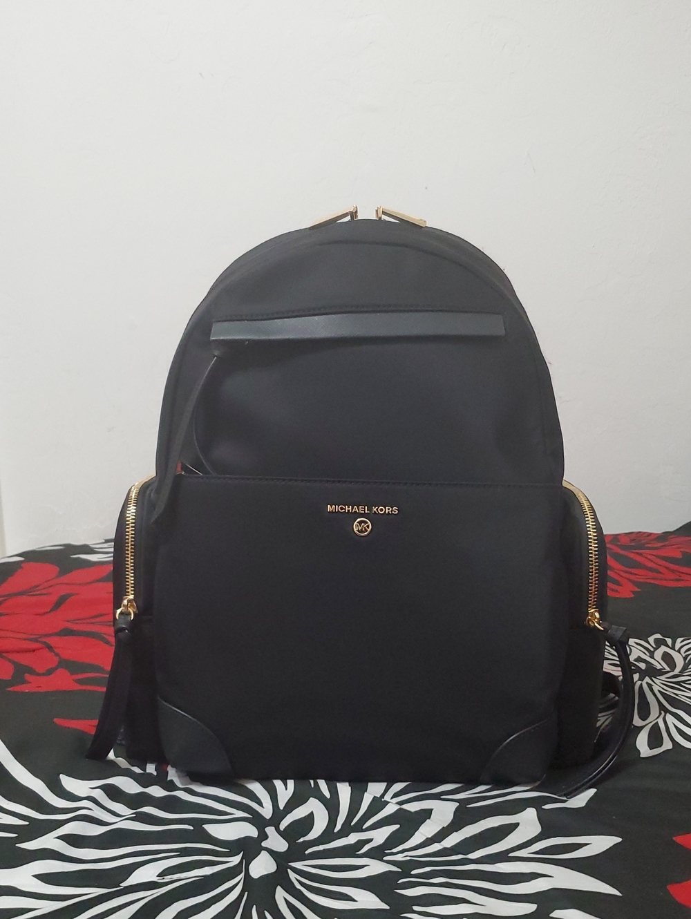 Michael Kors Prescott Black Nylon Backpack